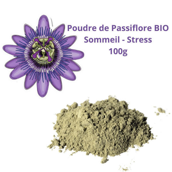Passiflore (Passiflora incarnata) BIO - Stress et Sommeil - 100g de poudre