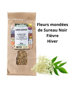 Sureau noir (fleur mondée) - Immunité et Refroidissement - Tisane de 50g