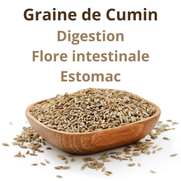 Cumin semence entière - Digestion & équilibre du microbiote - 100g-