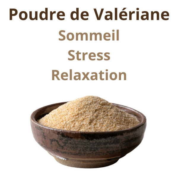 Valériane (Valeriana officinalis) - Sommeil & Stress - 100g de poudre