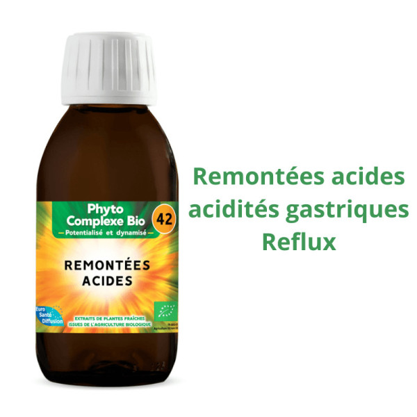 Phyto-complexe BIO n°42 Remontées Acides - Reflux gastriques - 125ml