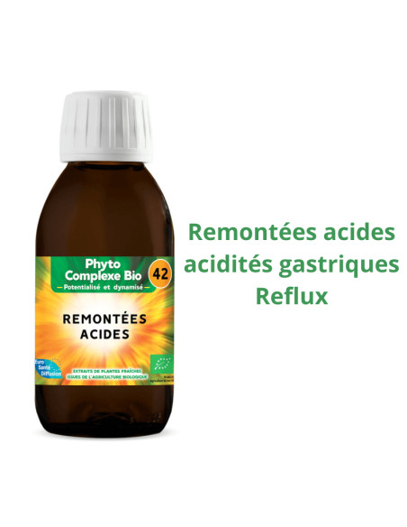 Phyto-complexe BIO n°42 Remontées Acides - Reflux gastriques - 125ml