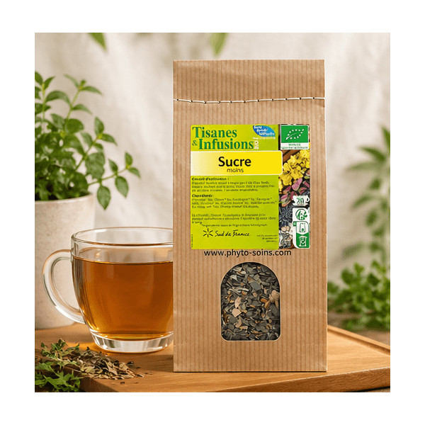 Tisane sucre moins illustration