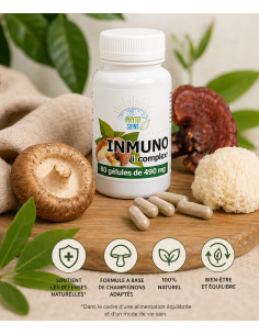 Gélules Immunité - Reishi, Shitaké et griffe de chat - 80 gélules