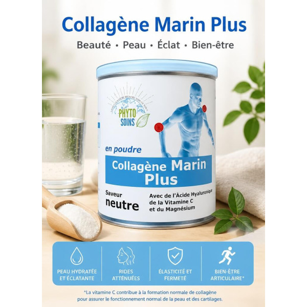 Collagène Marin Plus acide Hyaluronique - Jeunesse de la peau - Phyto-soins