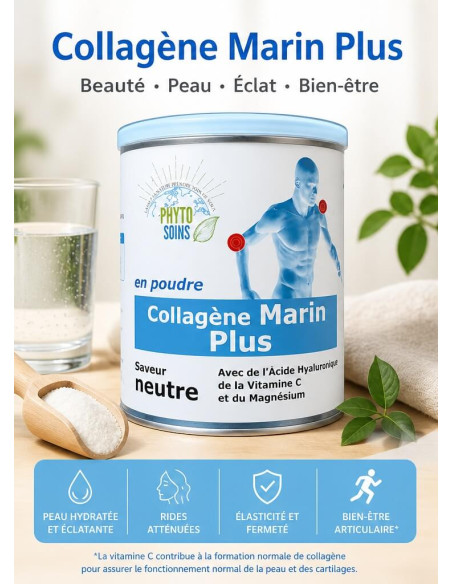Collagène Marin Plus acide Hyaluronique - Jeunesse de la peau - Phyto-soins