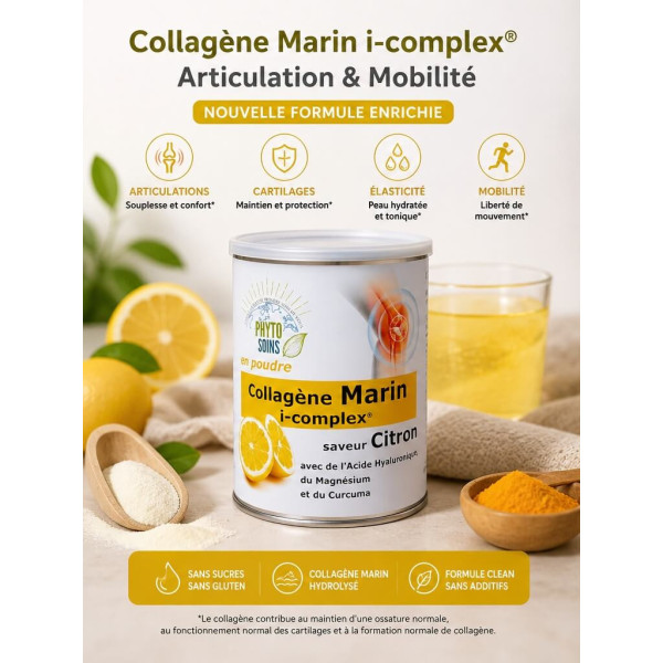 Pot de 300g de Collagène Marin I-complex Articulations - Phyto-soins