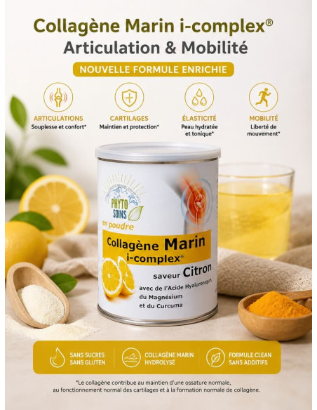 Pot de 300g de Collagène Marin I-complex Articulations - Phyto-soins