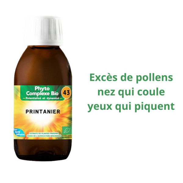 Phyto-complexe BIO n°43 Printanier - Rhume des foins - 125ml
