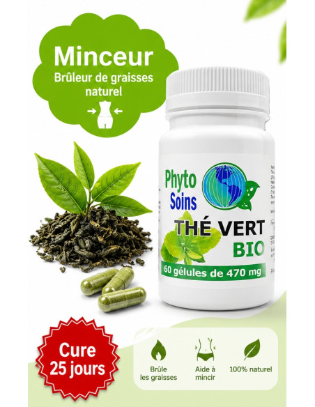 Thé vert BIO - Aide minceur naturel - Phyto-soins