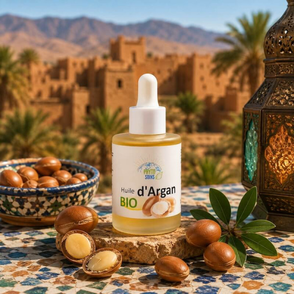 Huile d'Argan BIO - 100% pure et naturelle - 50ml