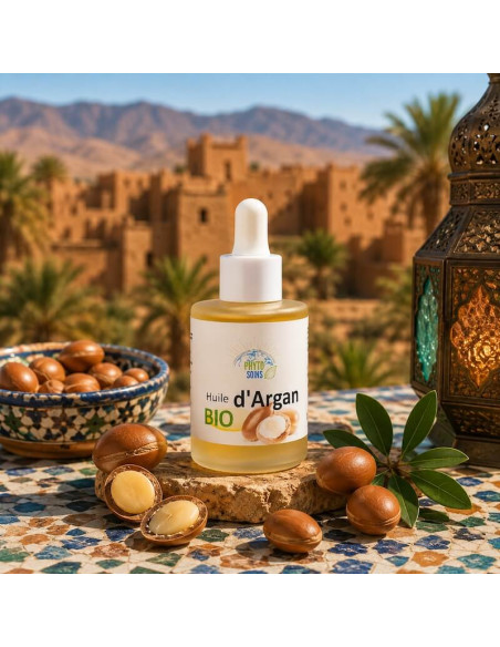 Huile d'Argan BIO - 100% pure et naturelle - 50ml