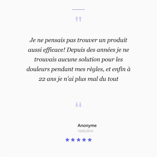 Les avis clients cycles féminins - Phyto-soins
