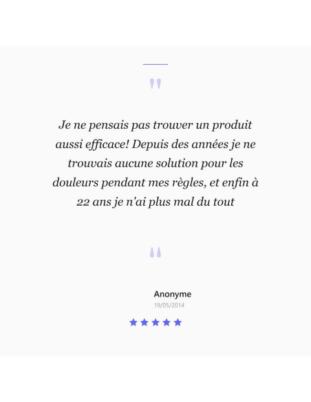 Les avis clients cycles féminins - Phyto-soins