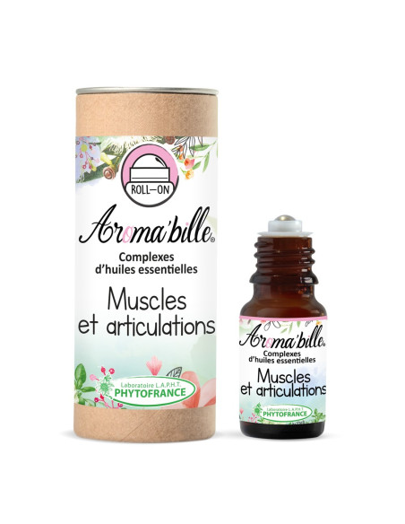 Aroma bille Huiles Essentielles Muscles & Articulations phyto-soins