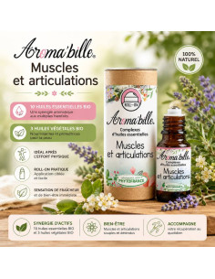 Aroma bille Huiles Essentielles Muscles & Articulations Phytofrance