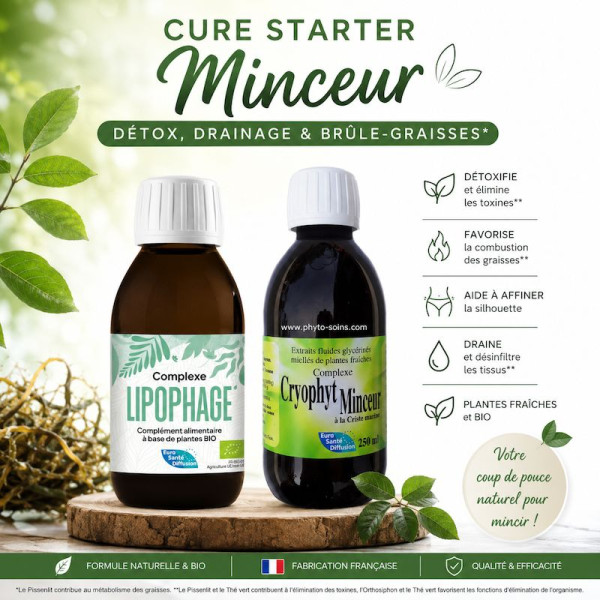 Cure starter minceur: cryophyt minceur + lipophage