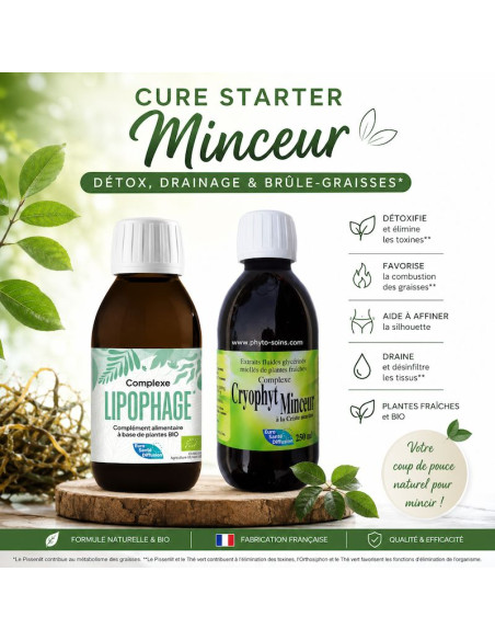 Cure starter minceur: cryophyt minceur + lipophage