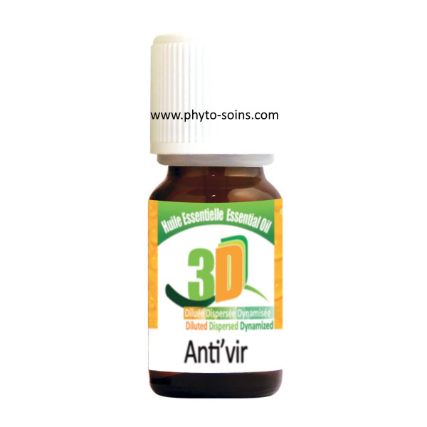 Huiles essentielles 3D: antiviral naturel (anti'vir 10.02) flacon