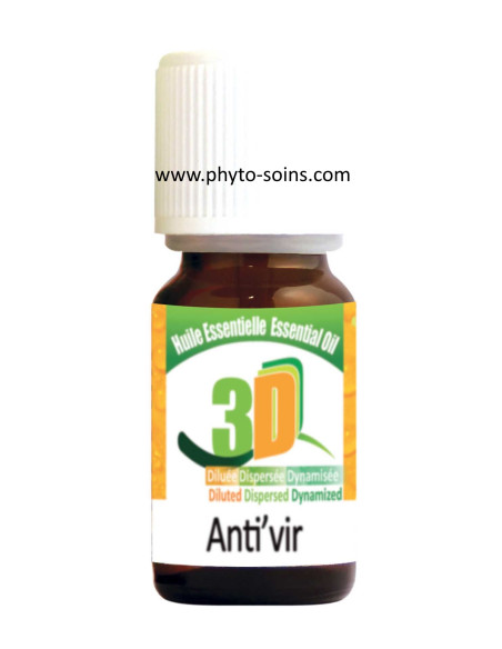 Huiles essentielles 3D: antiviral naturel (anti'vir 10.02) flacon