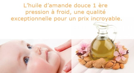 Huile d'amande douce 1ère pression à froid