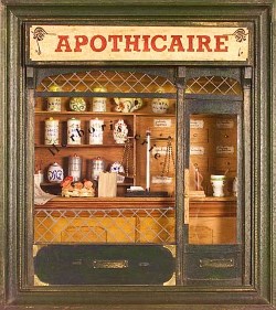 les apothicaires, ancêtres des pharmaciens et herboristes