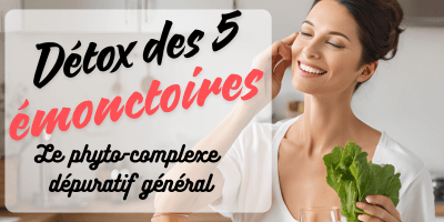 le dépuratif général permet une détox des 5 émonctoires