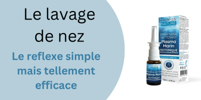 Spray à l'eau de mer quinton pour se prémunir des allergies