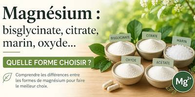 Magnésium : quelle forme choisir et comment s'y retrouver ?
